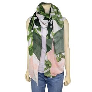 Virginia Wolf Multi Wear Wrap Botanical Festival Scarf Tropical Beachy Boho Chic